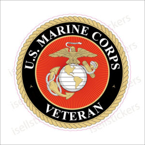USMC Marine Corps Veteran EGA Semper Fi Decal Sticker 4inch