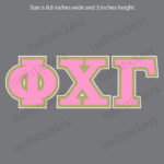 PXG-1 Lee University Phi Chi Gamma 2C Standard Decal Sticker 3in