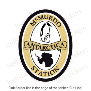 ST-200 McMurdo Station Antarctica Decal Sticker