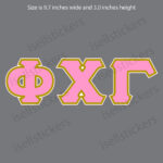 Lee University Phi Chi Gamma 2C Old School Decal Sticker