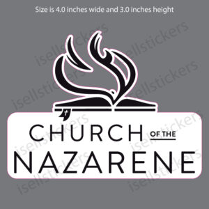 RE-7001 Church of The Nazarene Evangelical Christian Decal Sticker