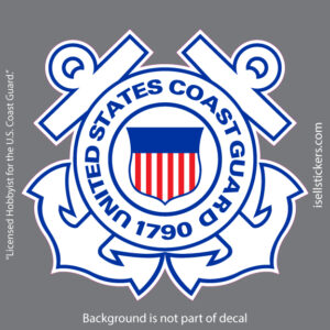 USCG Coast Guard Logo Military Car Truck Military Bumper Sticker Window Decal