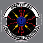 Air Force 690th Cyberspace Operations Squadron Military Bumper Sticker Window Decal