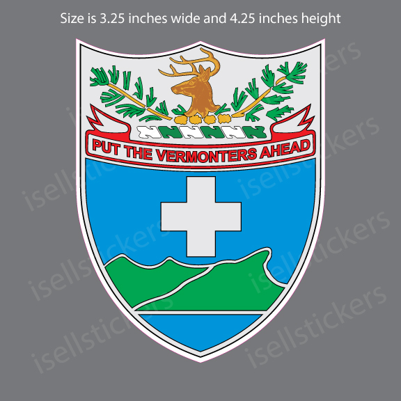 thumbnail image 2 of 4th Cavalry Regiment Vinyl Sticker - 5 Inch Waterproof Decal For Laptop & Car 2 of 13