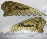 Indian Motorcycle Gas Tank Bumper Sticker Window Decal 9 Inch PAIR