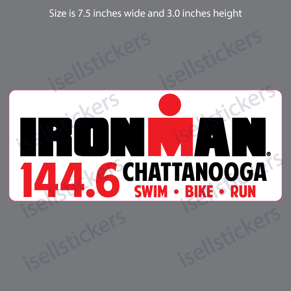 thumbnail image 2 of Ironman M Dot Stickers Kit – Vinyl Decals For Triathlon – Swim Bike Run 2 of 4