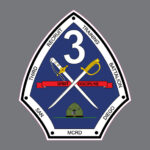 MCRD San Diego 3rd Third Recruit Training Battalion Marines Bumper Sticker Window Decal