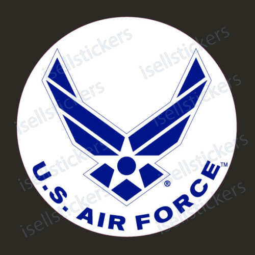 Air Force Wings USAF Military Round Bumper Sticker Window Decal – I ...