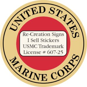 1st Battalion 11th Marine Corps 1st Marine Division Ultima Ratio Regnum Military Bumper Sticker Window Decal - Image 6