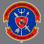 24th Marine Expeditionary Unit Air Ground Task Force Vinyl Bumper Sticker Window Decal