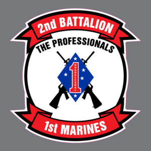 2nd Battalion 1st Marines Infantry Camp Pendleton The Professionals Vinyl Bumper Sticker Window Decal