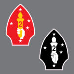 2nd Marine Division 2d MARDIV Military Vinyl Bumper Sticker Window Decal