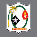 6th Marine Corps Division USMC Bumper Sticker Window Decal