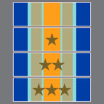 Inherent Resolve Campaign Medal Ribbon Bronze Star Veteran Military Bumper Sticker Window Decal