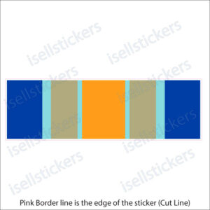 Inherent Resolve Campaign Medal Ribbon Bronze Star Veteran Military Bumper Sticker Window Decal - Image 2