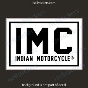 IMC Indian Motorcycle Company Bumper Sticker Window Decal - Image 3