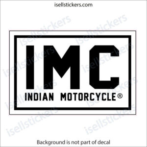 IMC Indian Motorcycle Company Bumper Sticker Window Decal - Image 4
