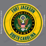 Fort Jackson Army Base Car Truck Bumper Sticker Window Decal
