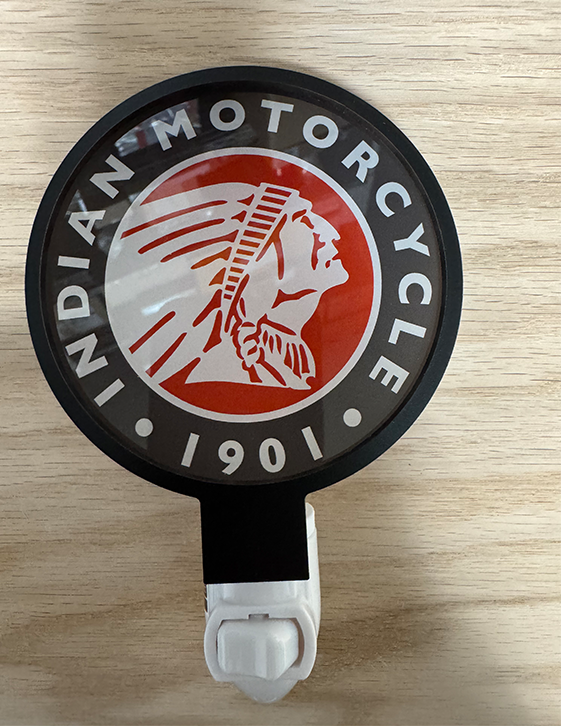 Indian Motorcycle Switched On Off Plug in Night Light Module with 7 Watt LED Bulb Black Ring