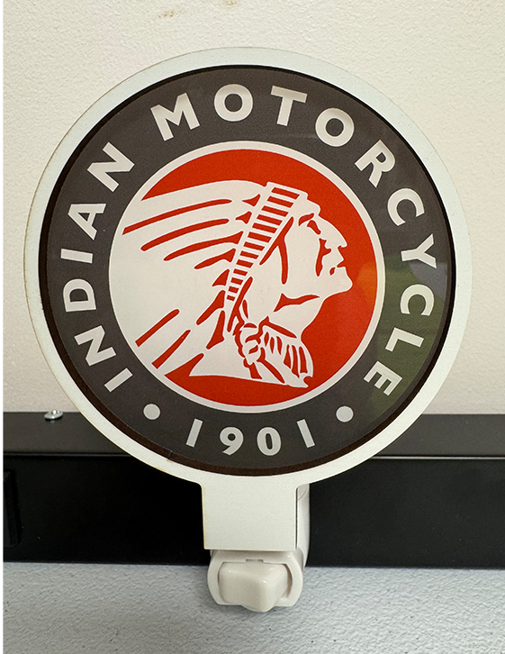 Indian Motorcycle Switched On Off Plug in Night Light Module with 7 Watt LED Bulb White Ring - Image 3