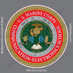 Marine Corps Communication Electronics School MCCES USMC Bumper Sticker Window Decal