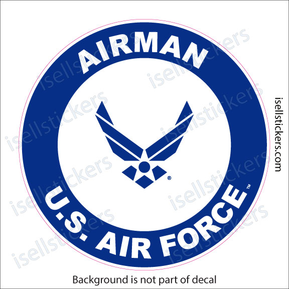 Air Force Airman Wings Military Car Truck Bumper Sticker Window Decal - Image 4