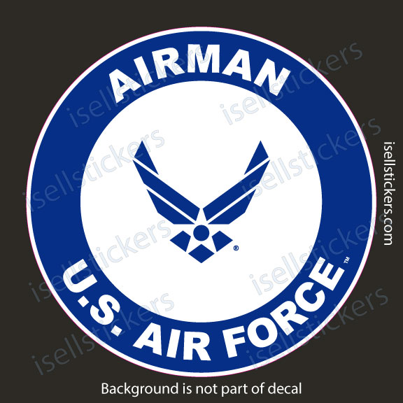 Air Force Airman Wings Military Car Truck Bumper Sticker Window Decal - Image 3