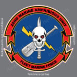 22nd MAU Marine Amphibious Unit Fleet Force USMC Military Window Decal Bumper Sticker
