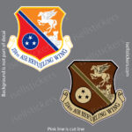 Tennessee 134th Air Refueling Wing Air National Guard Knoxville TN USAF Bumper Sticker Window Decal